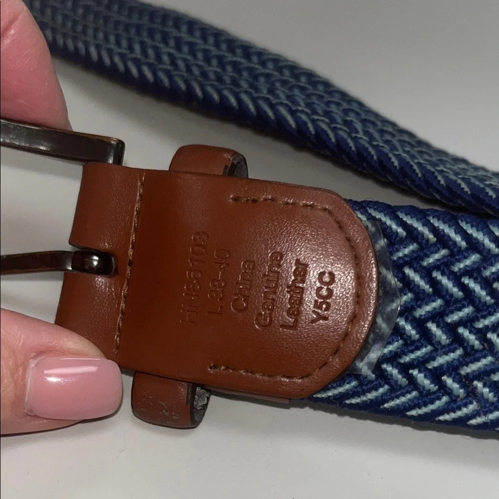 Original Penguin Navy & Blue with stretch Men's Belt size L